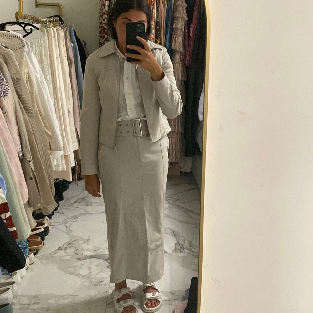 Co ord skirt and shirt set
